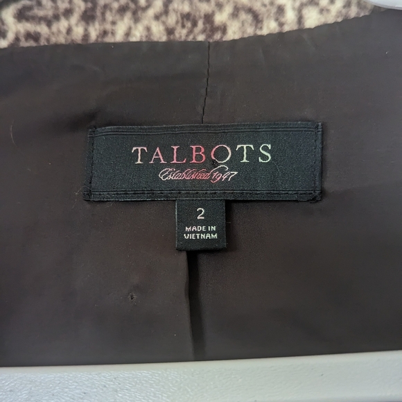 Talbots cheetah print coat - Picture 3 of 4